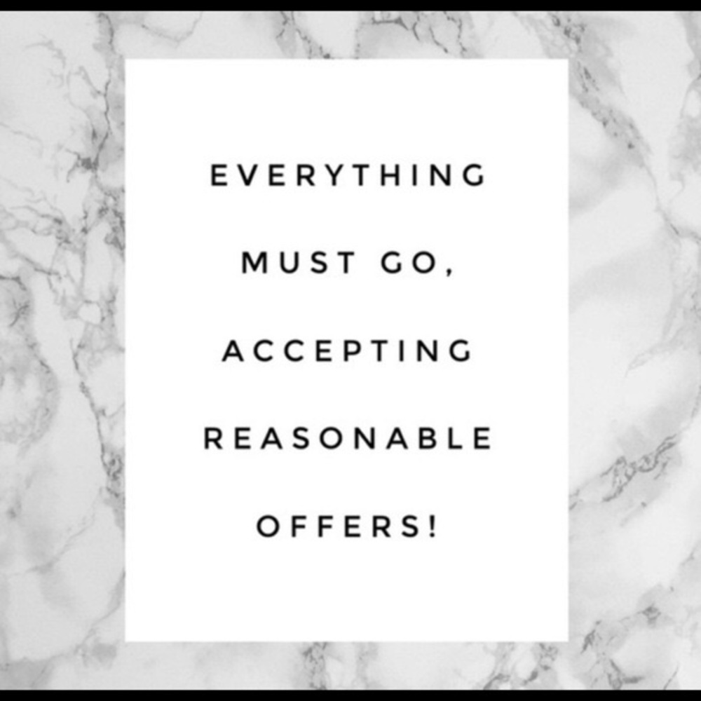 Everything must sell